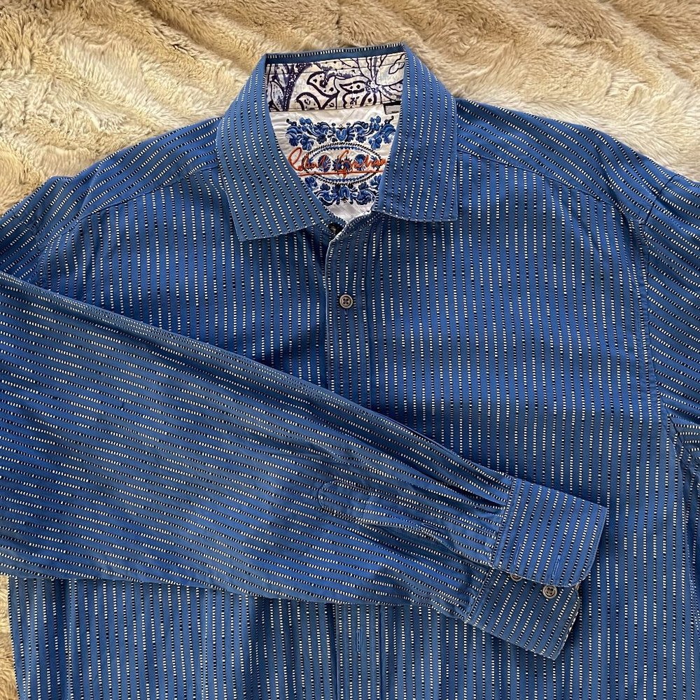 Robert Graham Mens Long Sleeve Shirt Size XL